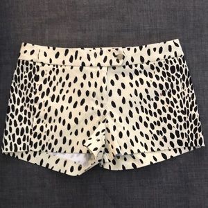 J. Crew women’s shorts animal print Size 4 NWT